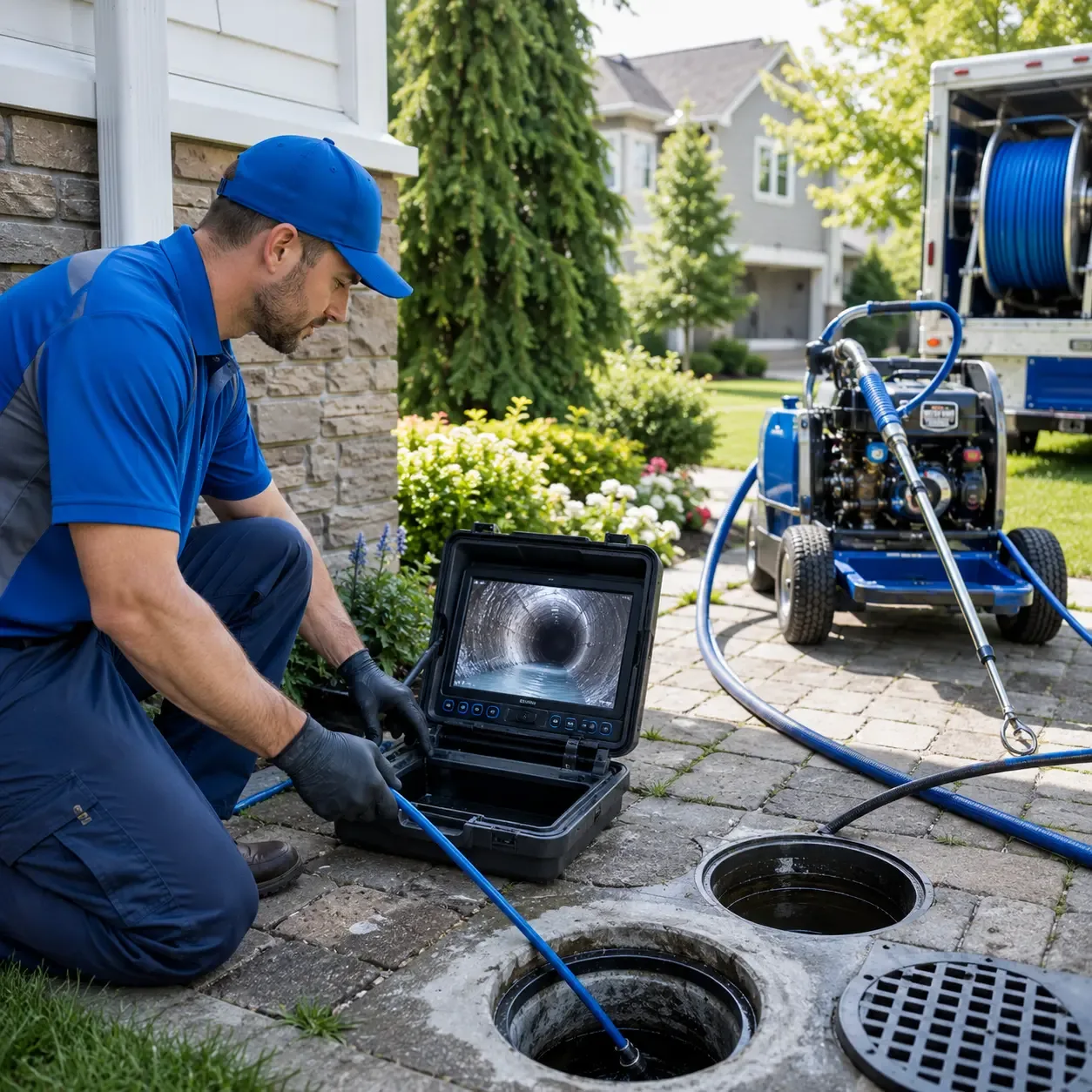 Outdoor drain cleaning professionals serving Queenstown, MD
