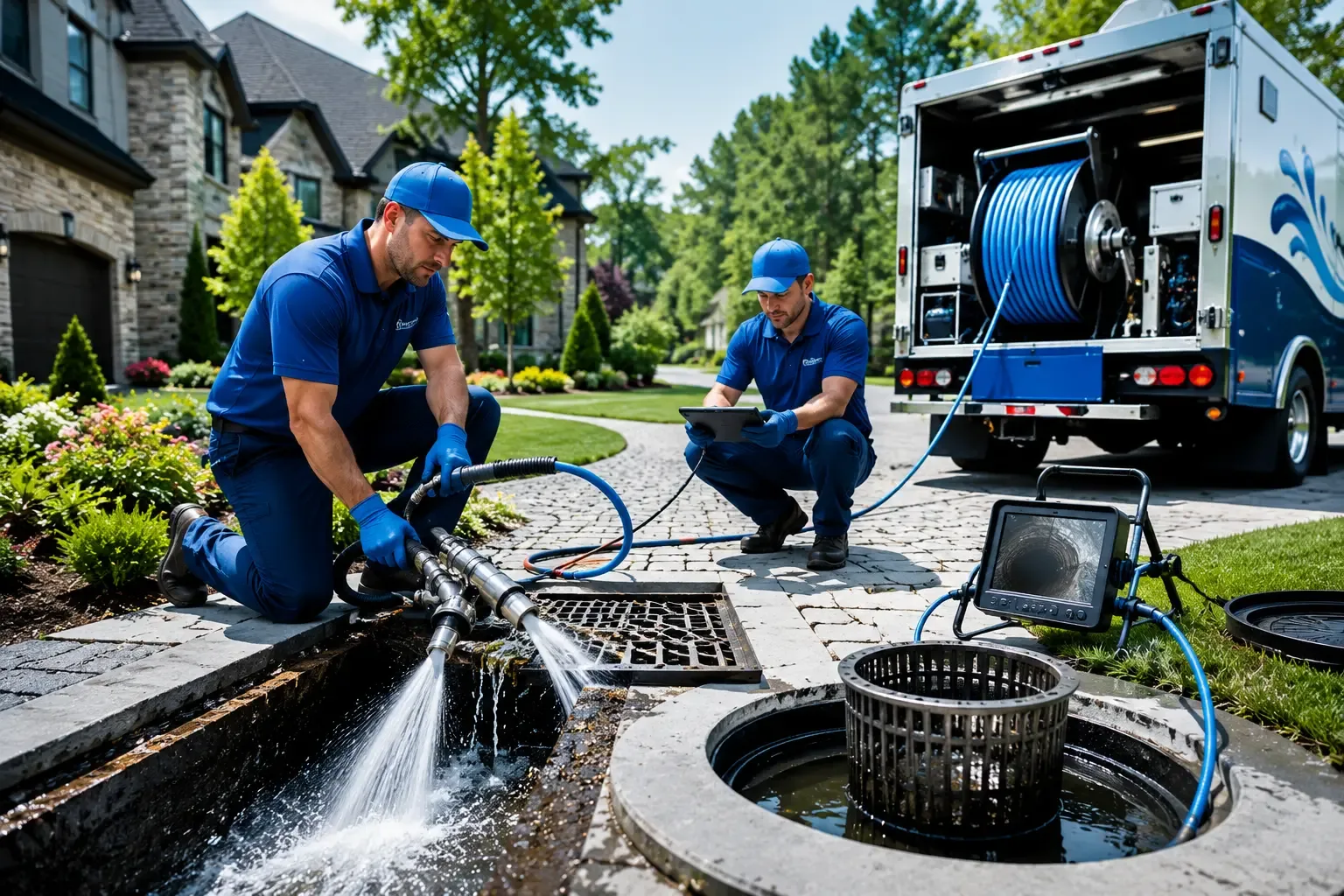Local outdoor drain cleaning professionals in Queenstown, MD